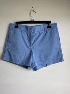 J. Crew Chino Women’s Shorts Size 8 34” Waist Baby Blue 4” Inseam - Picture 1 of 4