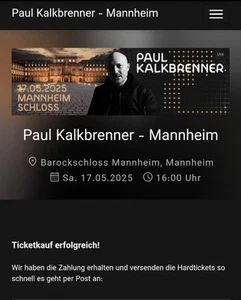 Kalkbrenner 17.Mai 2x Hardtickets - Bild 1 von 1