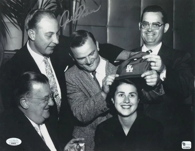 Johnny Podres Signed Autographed 10X13 Photo Dodgers Vintage Group JSA VV99033 - Image 1 of 2