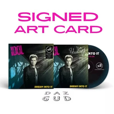BILLY IDOL Dream Into It CD w/ SIGNED Autographed Art Card NEW SEALED FREE SHIP Foto 1 de 4