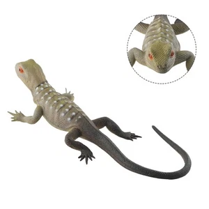 Gummi Echsen Spielzeugsammlung Vokal Tiermodell Zoo Reptil Echsenfigur Abbildung - Bild 1 von 24