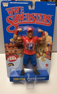 Figura de lucha libre de goma retro WWE John Cena LJN Superstars TARJETA AZUL Foto 1 de 4