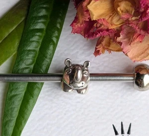 🦏 Pandora Oldie „Nashorn/Rhino“ Charm • Retired • 925 ALE • Rar • 790252 - Bild 1 von 7
