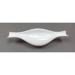 Rosenthal Germany Tapio Wirkkala Vintage glänzend weiß Glasur Schale 8 3/4" selten - Bild 1 von 7