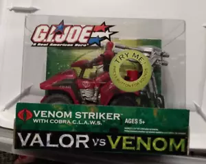 GI JOE VALOR VS VENOM VENOM STRIKER con FIGURA COBRA ARTIGLIO 3,75" 2003 - Foto 1 di 2