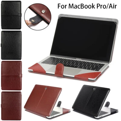 For MacBook Pro Air 13" M1 M2 M3 2024 PU Leather Protector Laptop Case Cover - image 1 of 4