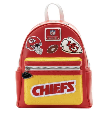 Loungefly NFL Kansas City Chiefs Patches Mini Backpack Cover
