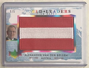 ALEXANDER VAN DER BELLEN 2020 DECISION WORLD LEADERS FLAG PATCH FOIL AUSTRIA - Picture 1 of 2