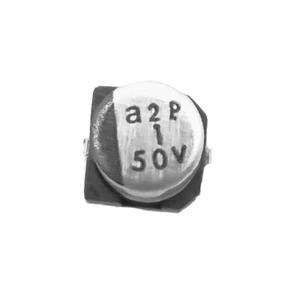 Condensador electrolítico Nichicon 1uf 50v SMD 1mfd (paquete de 20) - Imagen 1 de 3