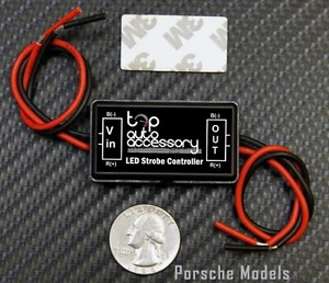 LED Brake Stop 12V Light Strobe Flash Safety Module Controller for all Porsche - Foto 1 di 2