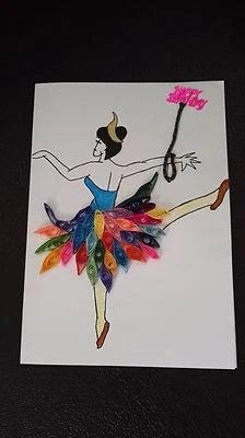 Handmade Paper Quilled Greeting Cards for the Happy Birthday, good luck-Quilling - Image 1 of 4