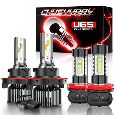 Комплект из 2-сторонних светодиодных фар для Suzuki XL-7 2008-2009 высокие + низкие и противотуманные фары - Изображение 1 из 4