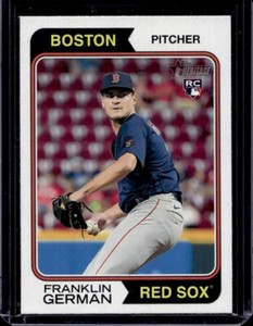2023 Topps Heritage Franklin German RC Red Sox #77
