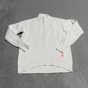 Crewcuts Sweater Girls Large 10 11 White Solid Long Sleeve Top - Picture 1 of 6