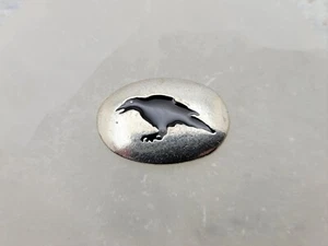 Lead Free Pewter Raven Pocket Stone / Mystical Pocket Charm for Unlocking Secret - Picture 1 of 6