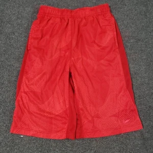 NIKE DRI FIT shorts youth XL abstract AOP draw strings swoosh logo - Picture 1 of 8