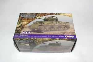 CORGI 1:50 M4A1 SHERMAN BEUTEPANZER CAPTURED BY L./PZ.RGT.5 TUNISIA 1943 - Picture 1 of 4