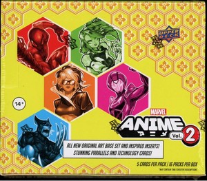 2023 Upper Deck Marvel Anime Volume 2 Hobby Box