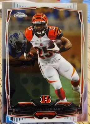 2014 Topps Chrome Giovani Bernard #63 Cincinnati Bengals - Image 1 of 2