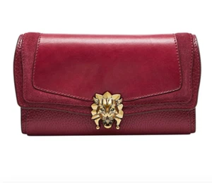 MIMCO Animalia XL Wallet NWT Burgundy Red New - Picture 1 of 13