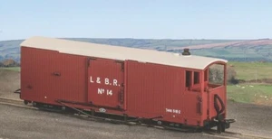 GR-240BO Peco OO-9 Narrow Gauge Peco L&B 8 Ton Bogie Goods Brake Van - Picture 1 of 1