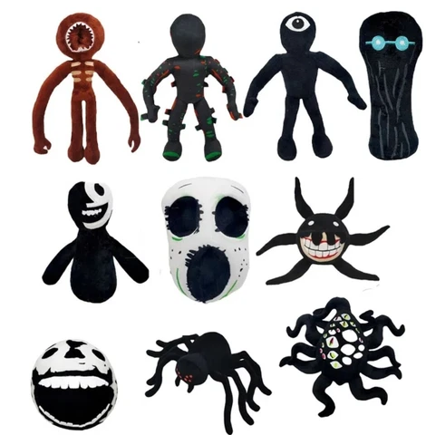 Doors game plush Doors plush toys roblox game doors Eyes Seek Rush Halt Cover