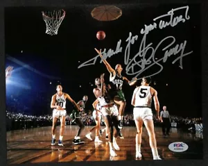 Bob Cousy HOF Signed/Inscribed 8x10 Photo Boston Celtics PSA 194973 - Picture 1 of 3
