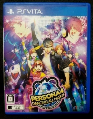 PS Vita Cartridge Persona 4 Dancing All Night Japanese Games SONY Tested Genuine - Image 1 of 2