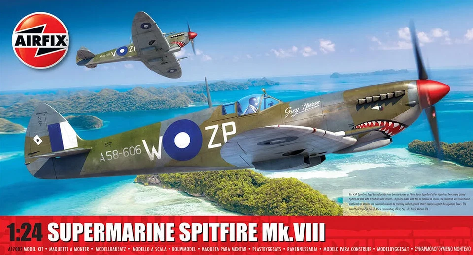 Airfix A17002 Supermarine Spitfire Mk.VIII Modelbausatz 1:24 - Bild 1 von 1