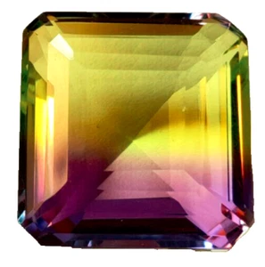 Large Tourmaline 83.40 Ct. Square Cut Faceted Loose Gemstone for Ring & Pendant - Picture 1 of 6