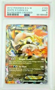 2012 POKEMON Black & White WHITE KYUREM EX Boundaries Crossed #103 MINT PSA 9 - Picture 1 of 3