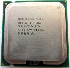 Intel Core 2 Duo E6600 2.4GHz 775  1066MHz Conroe L2 4MB BX80557E6600   - Picture 1 of 1