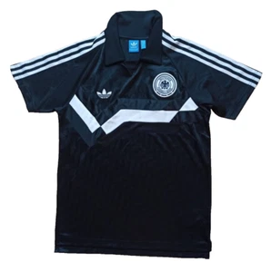 Adidas Deutschland WM 1990 Retro Neuauflage Trikot DFB schwarz Sz. M - Bild 1 von 4