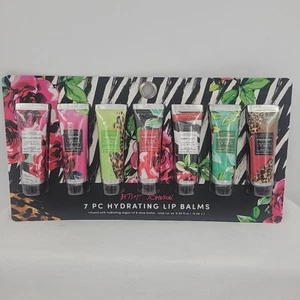 BETSEY JOHNSON Hydrating Lip Balms 0.44 Fll oz - Set Of 7 - Picture 1 of 2