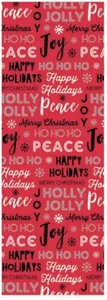 Premium Christmas Wrapping Paper - 35 Sq. Ft. - Holiday Wording - Picture 1 of 1