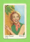1957 Dutch Gum Card K #92 Jane Powell