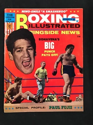 Boxing Illustrated Ringside News December 1967 Issue w Bonavena's Punch Pays Off - Image 1 of 2