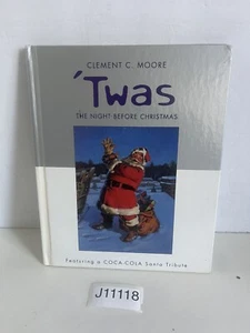 'Twas The Night Before Christmas Coca Cola Santa Tribute Book Vintage 2001 - Picture 1 of 16