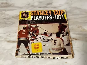 1971 NHL Stanley Cup Playoff 8mm Columbia Official Film Chicago Blackhawks - Picture 1 of 9