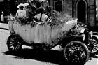 Castlemaine, Victoria, 1920 A model T Ford car decorated for a parade Old Photo