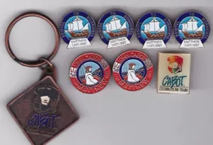 8 JOHN CABOT The Matthew 1497-1997 Newfoundland Pins/Keychain - Picture 1 of 2