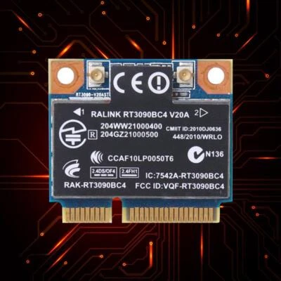 HP Ralink RT3090BC4 300M WiFi N+ BT Bluetooth PCI-e 602992-001 Cards New H3D5 - Image 1 of 4