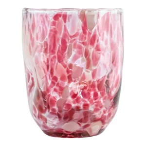Murano Glass Shot Pink Millefiori Venice Italy Handmade - Picture 1 of 5
