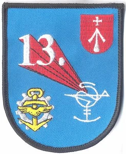 GERMANY Navy - Naval Technical School (13. Inspection) sleeve patch - Picture 1 of 1