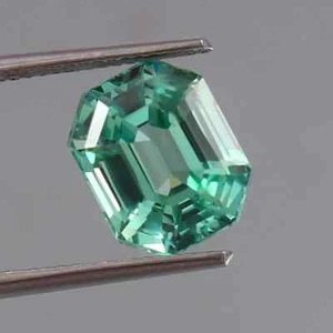 12x10 mm Natural Ceylon Bi Color Parti Sapphire Radiant Cut AAA+ Loose Gemstone - Picture 1 of 8