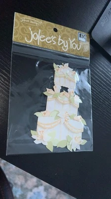 RARO Jolees BODA Día PASTEL Novia Ducha Ceremonia Flor Matrimonio Pegatinas 3D Foto 1 de 2