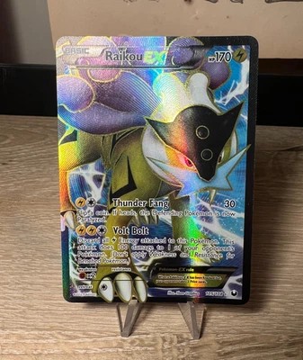 Pokemon Raikou EX Full Art Ultra Rare BW Dark Explorers 105/108 LP - Image 1 of 4