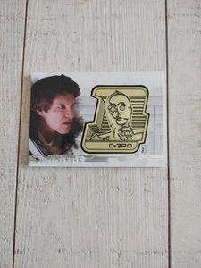 2017 Topps Star Wars Masterwork Medallion Gold 23/25 Han Solo C-3PO - Picture 1 of 3