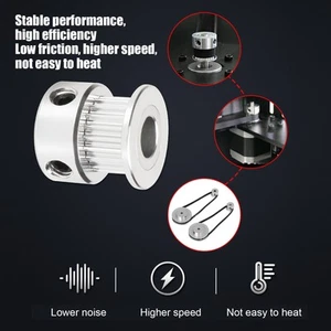 Timing Pulley Set Synchronous Wheel 8mm 60 Teeth Bore 5mm 20 Teeth Bore New - Picture 1 of 22