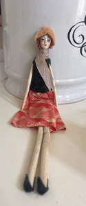 VINTAGE MINI BOUDOIR 1920's DOLL BISQUE FACE - Picture 1 of 5